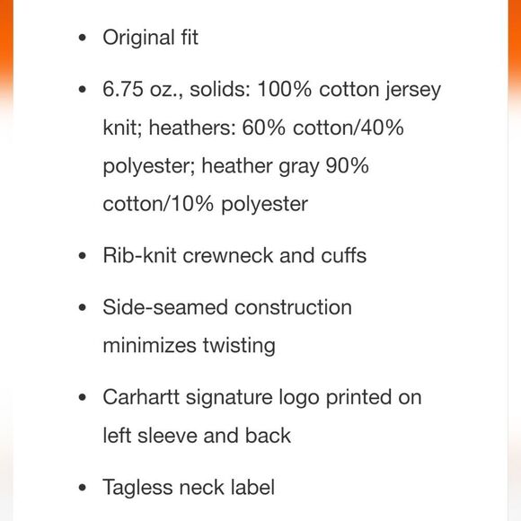 Carhartt Loose Fit Heavyweight L/S Graphic Sleeve Shirt - Picture 4 of 6